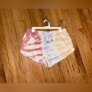 Z Supply Tie-Dye Drawstring Shorts - Large